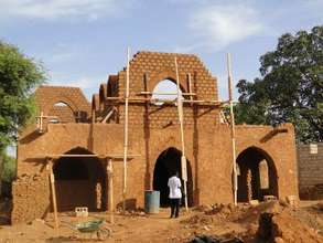 2 storey house in construction, Thies
