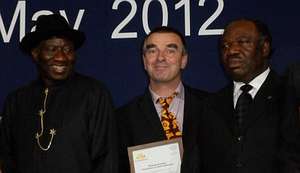 Granier with Presidents of Nigeria & Gabon at WEF