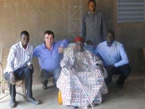 Meeting with Dedougou district chief and AVN staff
