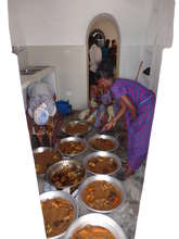 Catering for the inauguration...