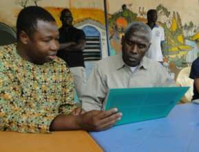 Boubacar Ouily (AVN) & Ambassador Mushingi
