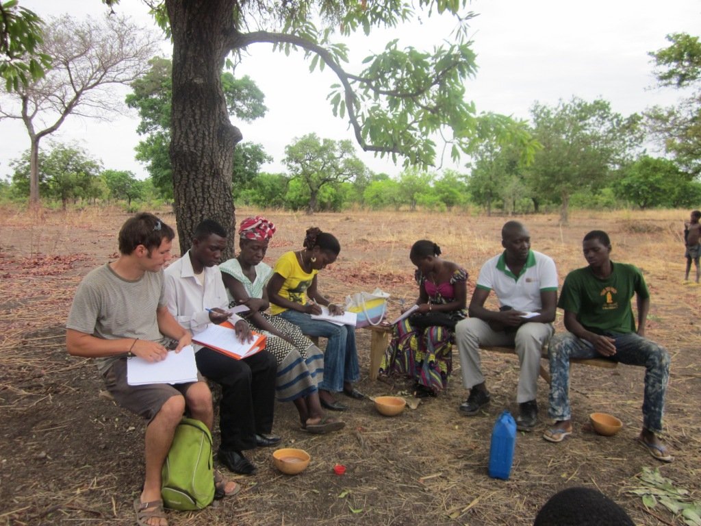 Signing the micro-credit agreement