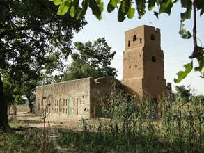 Petit Balé church with bell tower