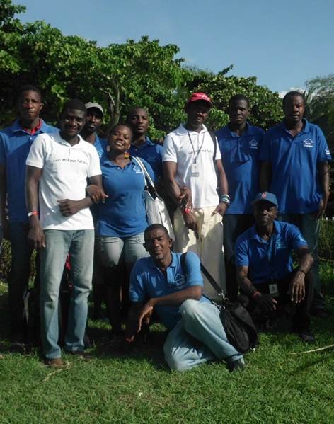 Our hard-working staff in Haiti