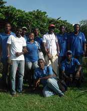 Our hard-working staff in Haiti