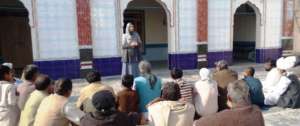 A Session With Community at a Religious place