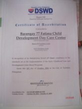 A Certificate of Accreditation