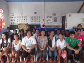 Parents at CJFI assisted Day Care Center