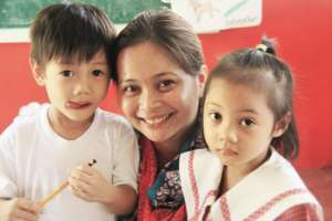 Seeing these kids learn made my heart swell-Author