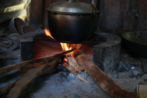 Every meal for her family is cooked in this pot
