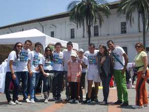 World Diabetes Day, Quito, some of the FDJE team