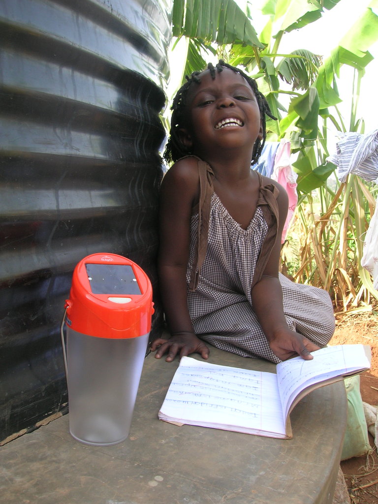 Provide solar lamps to 20 school girls in Uganda