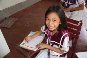 She performs well in the school