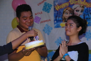Charlyn thanking God the goodness from CJFI