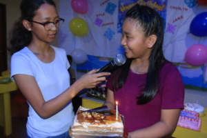 Faith: "Salamat po" sa birthday cake.