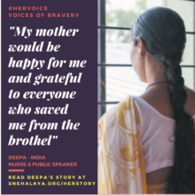 We helped Deepa become a nurse