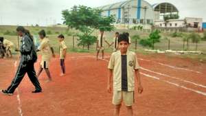 Ajam participating in a Kabadi competition