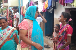 Our peer educators conduct regular slum surveys