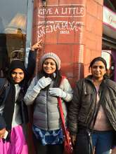 Our teachers at our UK charity shop