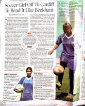National coverage of Shubhangi's selection