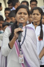 Manusha spreading the word on equal education