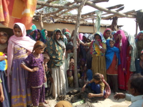 Rural families in Pakistan