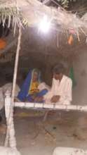 Thari Family Enjoying solar light given by AHD