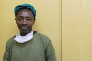 Seifu conducts eye surgery in Rural Ethiopia