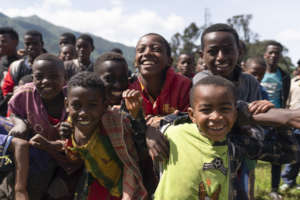 Children are now able to attend school and play