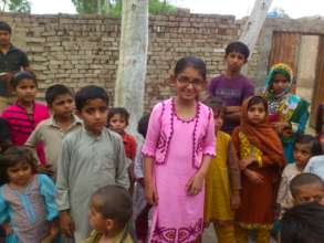 Ayesham  with other Children