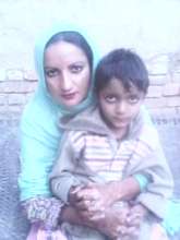 Najma with her 6 year Old Son