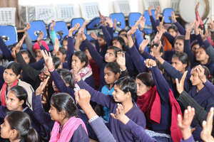 Enthusiastic students participating in discussions