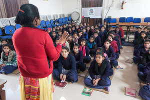 School intervention programme training in session