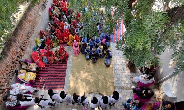 Celebrating Women Days in community of Gurugram