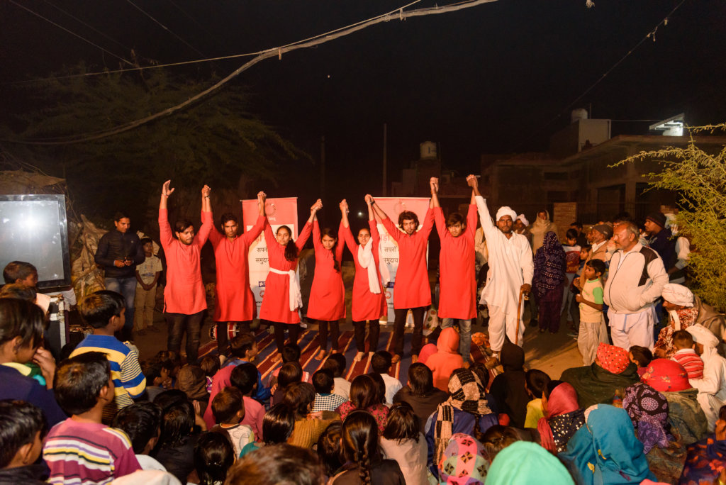 Ratri Choupal Activity in Village