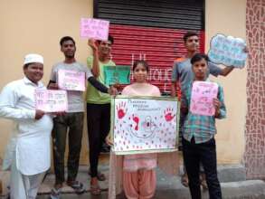 Dabua TCL celebrated MH day by poster making