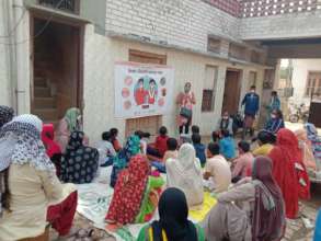 Health awareness session in community