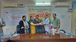 Welcoming CJM of Rohtak during Networking Meeting