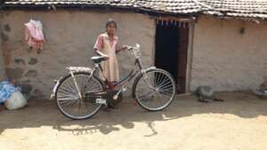 Priyanka and her new bike!