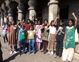 Prajakta and other child parliament members