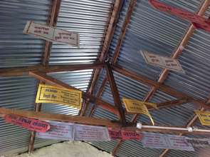 New roof in a school