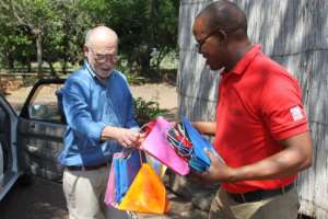 Mitch presents KLEMs made by NC students