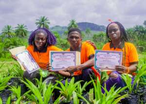 Students with certificate