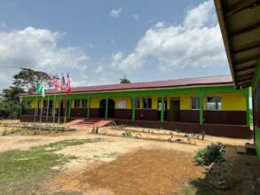 Newly constructed school building