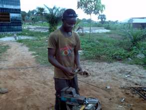 Sylver P. Togbah is one of the war affected youth
