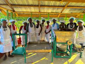 Agriculture students posed for picture