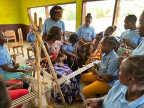 Our weaving class