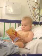 Skylah-Mae in hospital