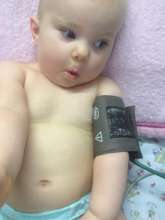 Skylah-Mae at one of her many check ups