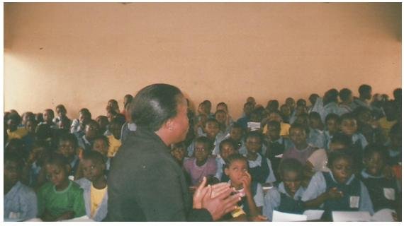 Provides Learning Materials to 500 Students